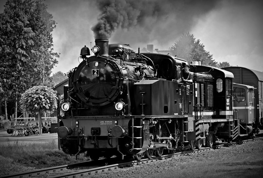 when was the first steam train invented in england