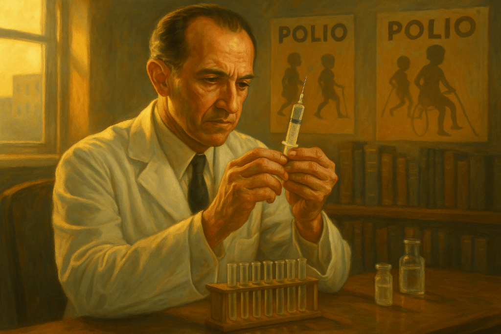 why did Jonas Salk not patent the polio vaccine